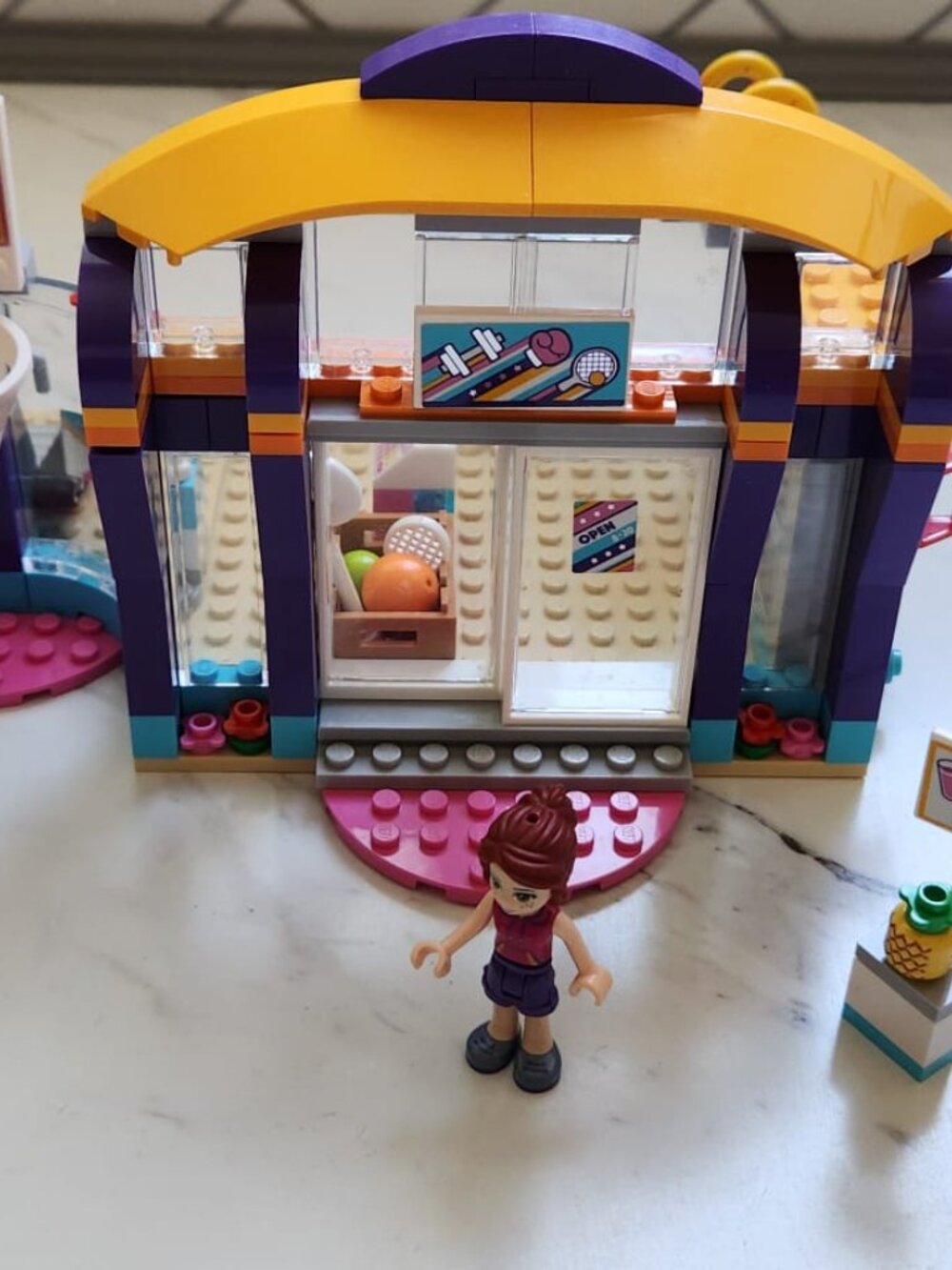 LEGO Friends 41312 Heartlake Sports Center Incomplete w/ Mini Dolls & Booklets
